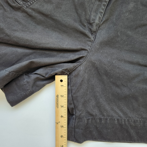 Talbots Shorts Black Denim Buckle Women's Size 12 - Picture 11 of 13